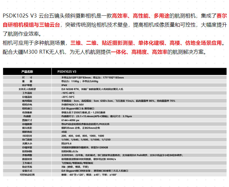 新品測評_PSDK-102S-V3-帶云臺的五鏡頭傾斜攝影相機測繪（含測繪精度報告）_02.jpg